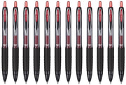 Signo UMN-207E Gel Ink Rollerball Pen Red 0.7mm Box of by Uni-Ball – 1 Count (Pack of 12), Plastic, red, Model 308684000