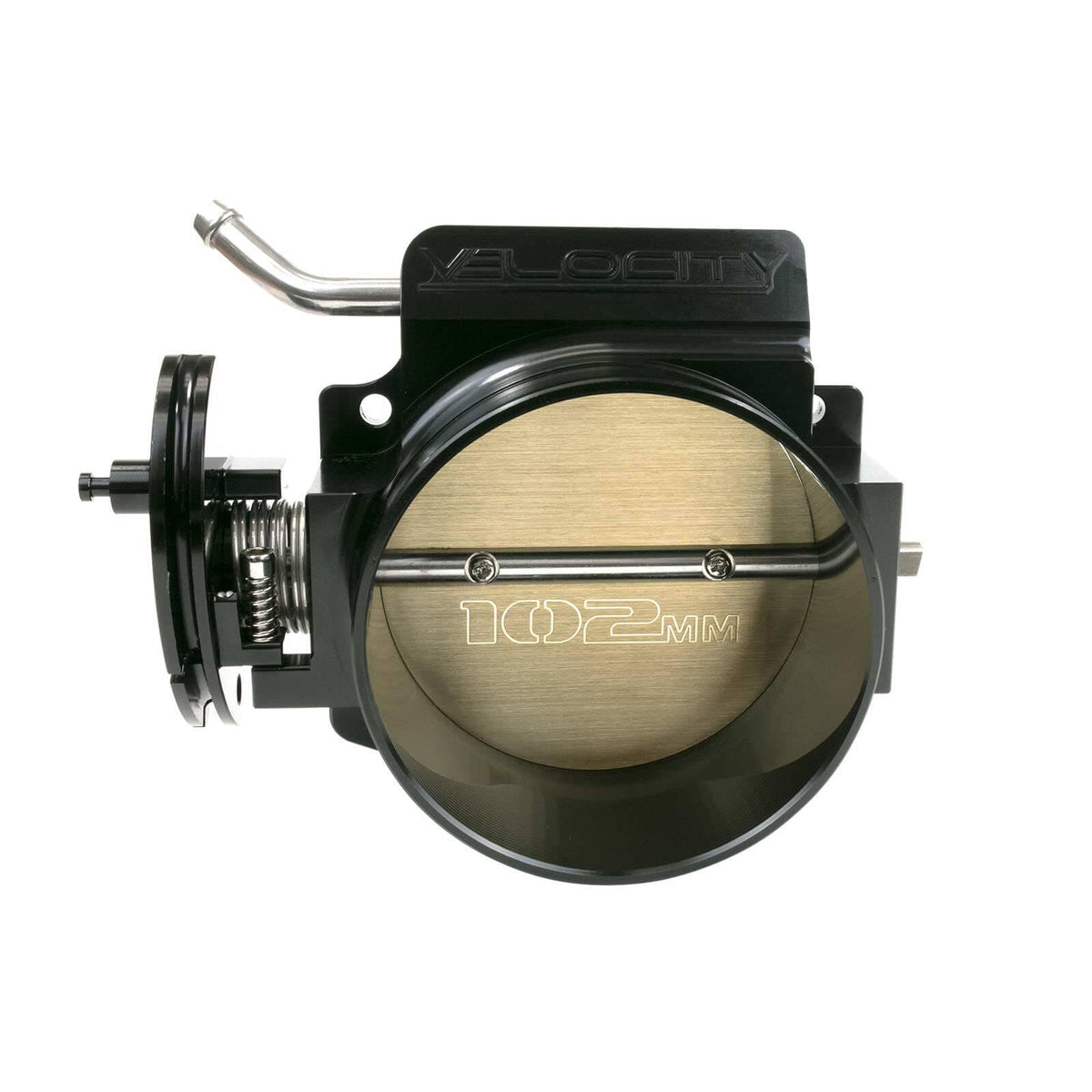 TSP Velocity 102mm Black Billet Aluminum LS Throttle Body by Top Street Performance – 102 mm, Black, Model 81012BK