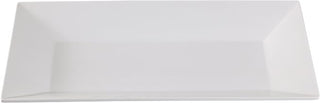 Yanco Rome Collection White Melamine Rectangular Dinner Plate 10 X 6" BOX of 24