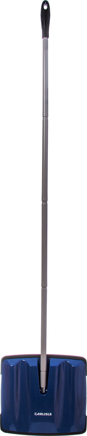 Carlisle FoodService Products Duo-Sweeper Rubberized Carpet and Floor Sweeper – Efficient Manual Cleaning for Restaurants with Low Pile Carpets – Broom