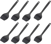 Westmark 8 Raclette Scrapers/Mini Spatulas, Length: 16.6 cm, Plastic, Gourmetta, Black, 204522E3