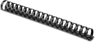Fellowes Plastic Comb Bindings, 1 Inch, 200-Sheet Capacity, Black, 10 per Pack (52383)