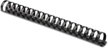 Fellowes Plastic Comb Bindings, 1 Inch, 200-Sheet Capacity, Black, 10 per Pack (52383)