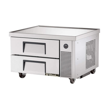 S/S 36"W 2-Drawer Refrigerated Chef Base by TRUE – 36", Stainless Steel, Silver, Model TRCB-36-HC
