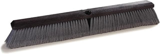 SPARTA Flo-Pac Plastic Flagged Sweep, Floor Sweep for Cleaning, 18 Inches, Gray