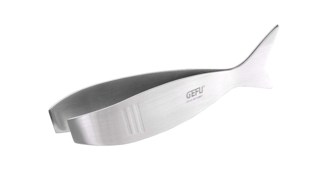 Fish bone tweezers TOLA by GEFU – 14.5 x 2.7 x 2.5 cm, Stainless Steel, Red, Model GF11910