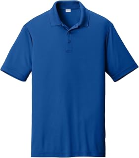 SPORT-TEK Unisex PosiCharge Competitor Polo | Casual Short Sleeve Collared Shirt for Men & Women, Athletic Fit Summer Top for Work, Golf & Tennis True Royal