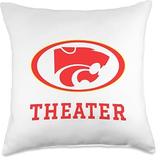Carlisle High School Wildcats Theater Throw Pillow