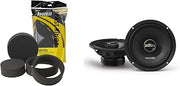 Alpine DM 6.5" Coaxial with RKFR Foam Fast Ring Speaker Enhancement Kit