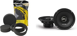 Alpine DM 6.5" Coaxial with RKFR Foam Fast Ring Speaker Enhancement Kit