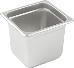 Anti-Jamming Steam Pan by Winco – 6" Deep, Stainless Steel, Model SPJL-606