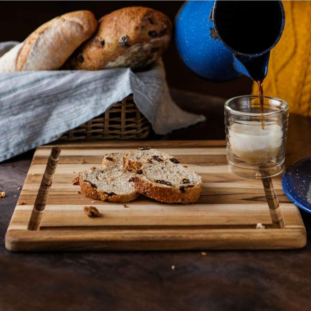 Cutting Board by Teakhaus – 16.9"L x 0.9"W, Teak Wood, Brown, Model TH405