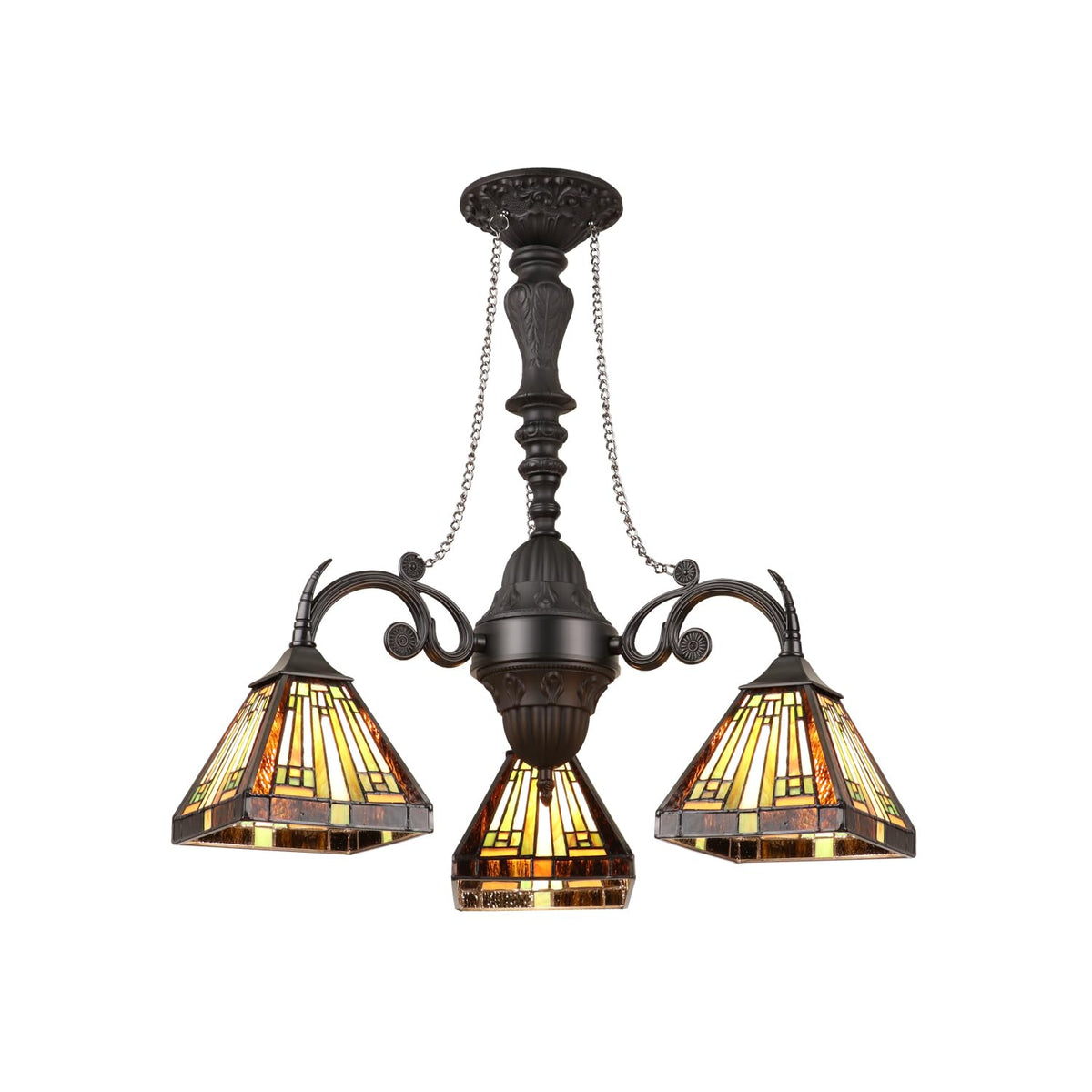 CH33359MR24-DC3 Chandelier by Chloe Lighting – Green, Blue, Brown