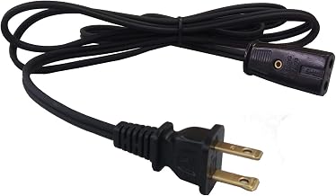 Replacement for Rockline Popcorn Popper Power Cord Model Catalog No 172 (2pin) Part Replacement