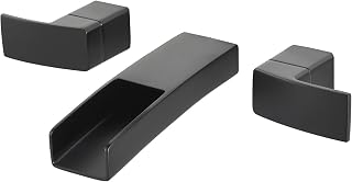 Pfister LG49-DF1B Kenzo 2-Handle Waterfall Wall Mount Bathroom Faucet Matte Black