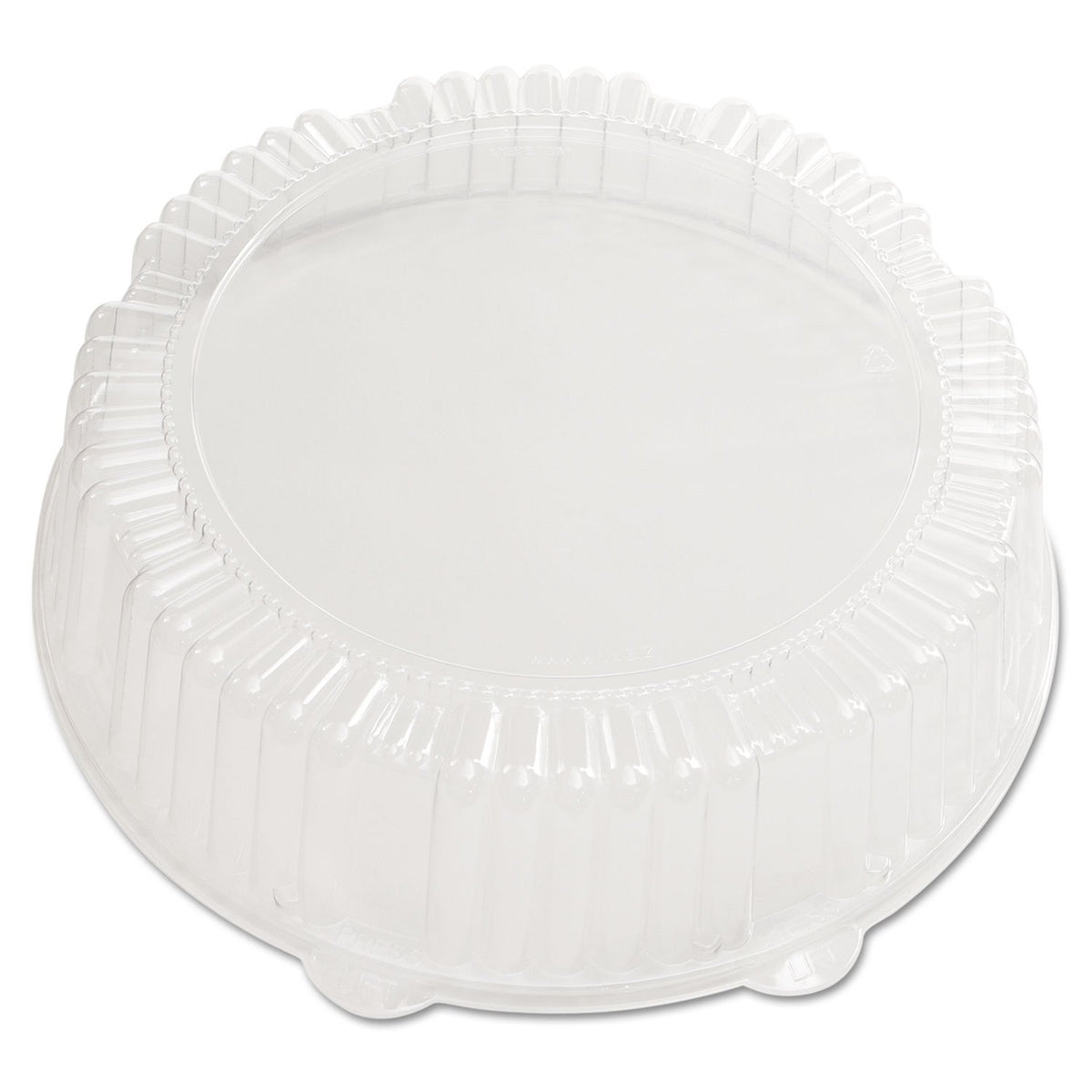 CaterLine Plastic Round Catering Tray Dome Lid by WNA – 12", Plastic, Clear, Pack of 25, Model A12PETDM