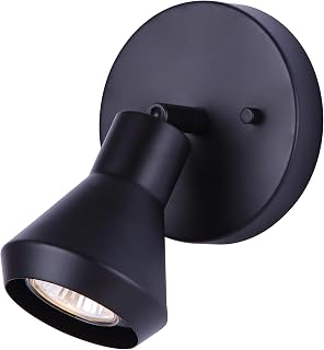 Canarm Lighting ICW1020A01BK10 Byck 1 Light 5 inch Black Ceiling/Wall Light Ceiling Light