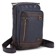 320-3151-03 Men's Body Bag by Lee – One Size, ポリウレタン (PU), Navy, Model lee3151-zai-navy