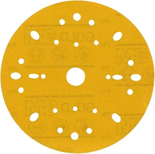3M Hookit Gold Abrasive Disc 09291, 800, 6 in (150 mm), Dust-Free