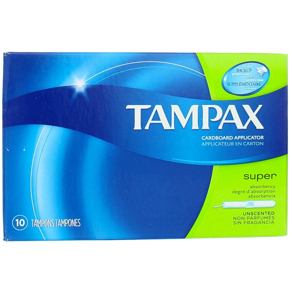 TAMP SUP Flush APPL by Tampax – Pack of 10, Model 300438