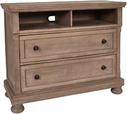 New Classic Furniture B2159-078 Allegra Media Console, Pewter