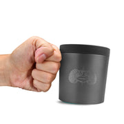 Anchor Non-Tipping Cup Holder for Boats & Paddle Boards by Toadfish – One Size, 32 ounces, Stainless Steel, GRAPHITE, Model TFAnchor