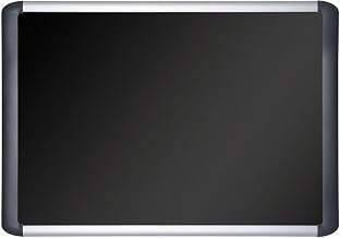 MasterVision MVI Series Black Foam Soft-Touch Notice Bulletin Board, Wall Mounting Push Pin Board, 48" x 72"