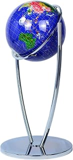 practical Globe 720° Rotating Globe Floor-standing Globes With Metal Stand Hd World Globe Exploration And Research Geographic Globes Educational Tools
