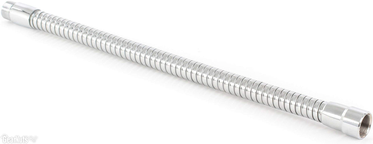 13" Adjustable Microphone Gooseneck - Chrome Plated by Performance Plus – 13 Inch, Metal, Chrome, Model PGN13