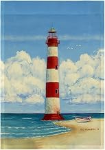 FL1124 12.5 x 18 in. Morris Island Lighthouse SC Flag