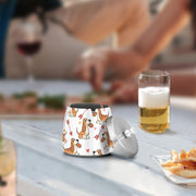 Heart Dog Pattern Splash Ashtray with Lid by ALAZA – Stainless Steel, C484, Model g541177090p1082c1149s2657