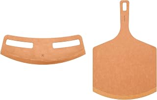 ZWILLING BBQ+ 2-pc Plant Fiber Pizza Peel and Cutter Set - Natural