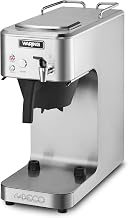 Waring Café Deco Thermal Coffee Brewer | 3.9 Gallons per Hour, Fits Large 64 oz Thermal Carafes, Stainless Steel, Front Mounted Faucet, NSF Certified