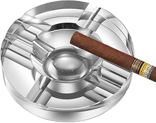 Products VASH305 Elara Round Crystal Ashtray