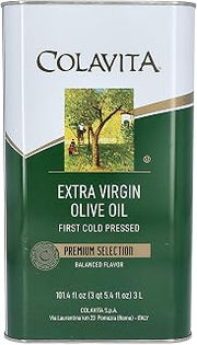 COLAVITA Premium Selection Extra Virgin Olive Oil, 101.4 oz Tin