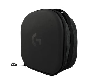 Carrying Case for Headphones and Mouse by Logitech – Fiberglass, Black/White