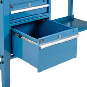 72" W x 36" D Workbench by Global Industrial – 72"W x 36"D, Steel, Blue, Model 319343BL