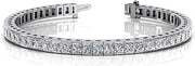 6.00 ct. Princess Cut Diamond Tennis Channel Set Bracelet