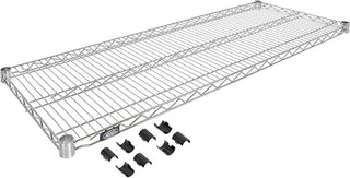 Nexel Stainless Steel Wire Shelf, 42" W x 18" D, 1/Pack