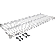 Stainless Steel Wire Shelf by Nexel – 1, Stainless Steel, Model S1842S