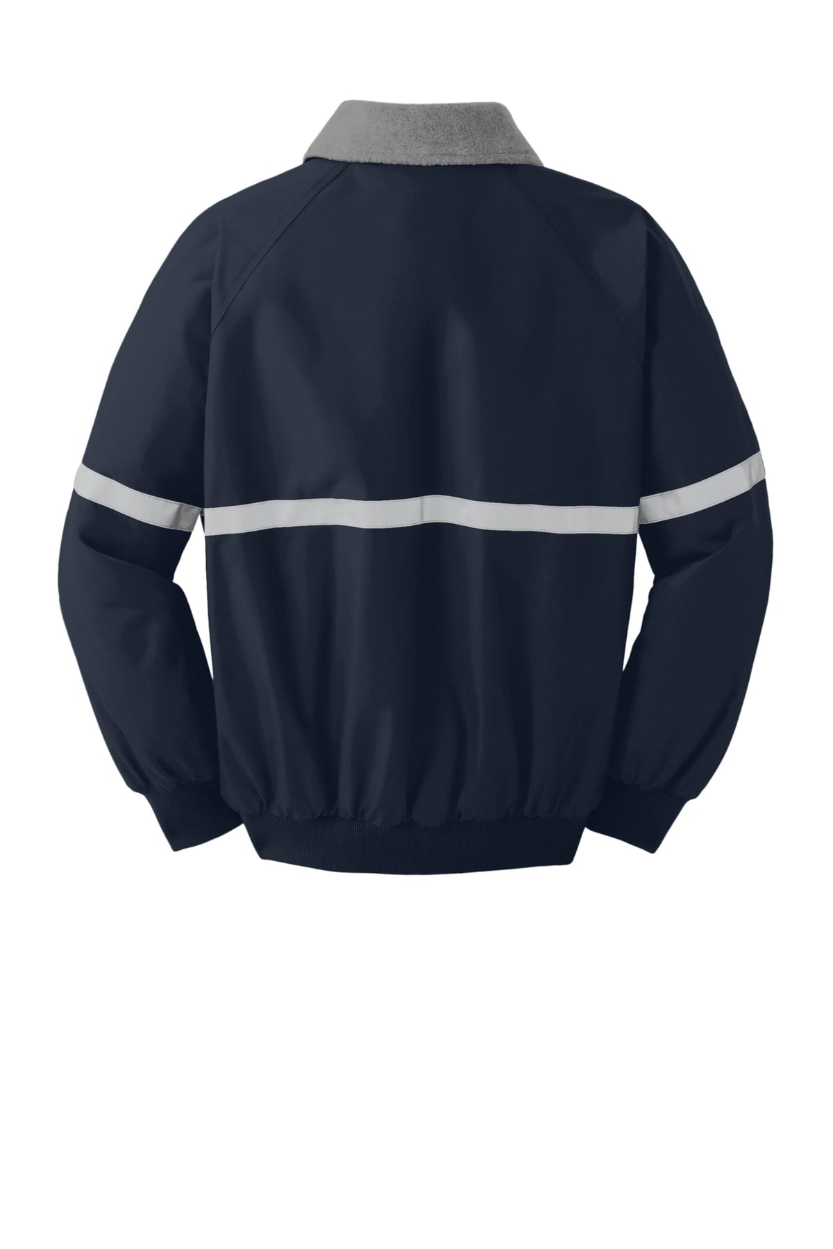 Challenger Jacket with Reflective Taping by Port Authority – 4X-Large, Nylon, True Navy/ Grey Heather/ Reflective, Model SNM-228233