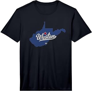 Weston West Virginia WV Map Performance T-Shirt