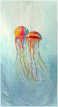 Interiors Colorful Jellyfish Beach Towel