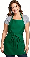 Kitchen Cooking Apron for Men Women, Work Apron with 3 Pockets for Waitress Waiter Server