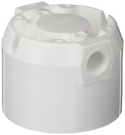 VH1/4 Q-Series Head Valved - 1/4" FPT Filter by Omnipure – Single Unit, Plastic, White, Model VH14