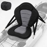 GJRGEG1Y Kayak Seat Cushion for Star Paragon XL | Thick Backrest Adjustable Straps Metal Hooks Seat Replacement Comfortable Boat Accessories for Kayaking Fishing Water Sports