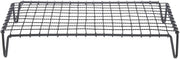 HUBERT Display Riser with Grates Rectangular Black Powder Coated Iron- 20" L x 12" W x 3" H