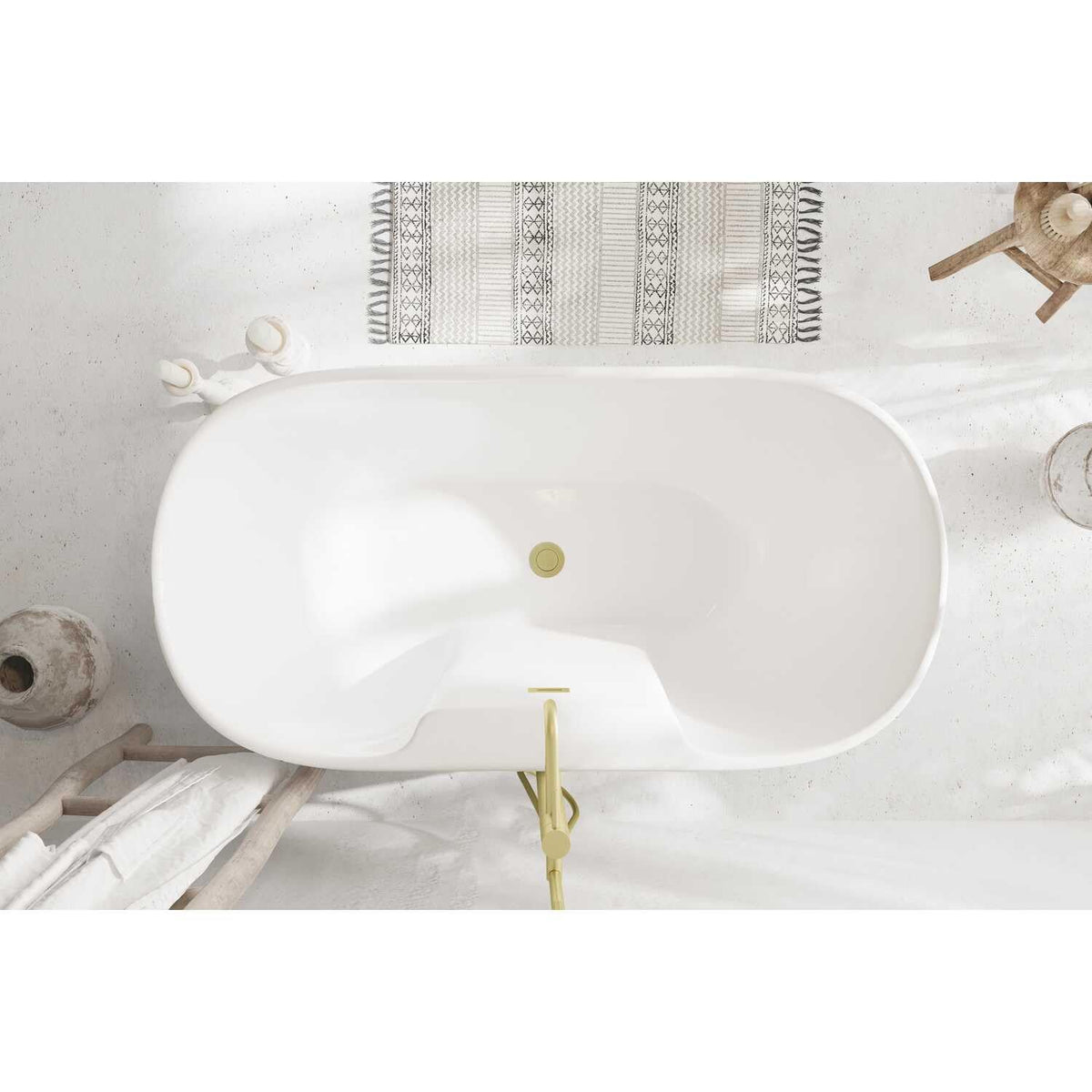 Landon Bathtub by Lighting Design – brushed gold