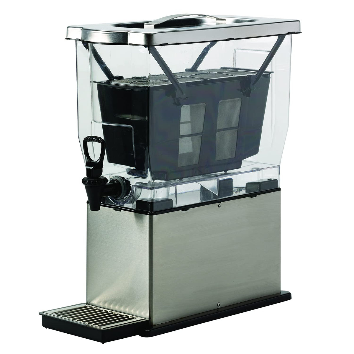 Cold Brew N' Serv System by Service Ideas – 3 Gallons, Stainless Steel, Brushed, Model CBNS3SS