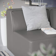 Modway Grey / Modern / Corner Chair Sofas & Couches